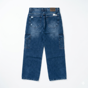 Jean cargo rasgado