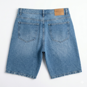 Bermuda jean hombre rígida