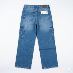 Jean cargo rasgado