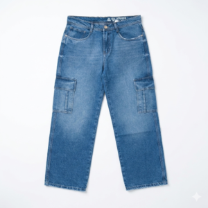 Jean cargo rasgado