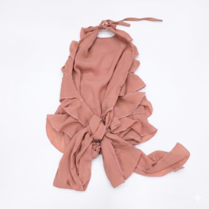 Blusa corta con vuelos