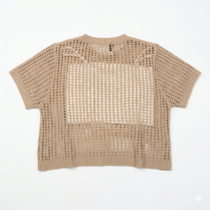 Blusa tejida con top