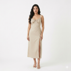 Vestido corte princesa