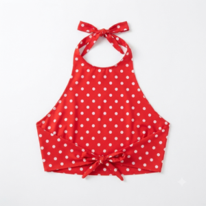 Top polka dots verano
