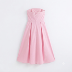 Vestido strapless