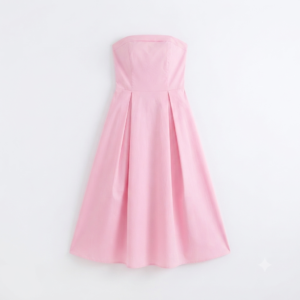 Vestido strapless