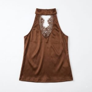 Blusa satinada