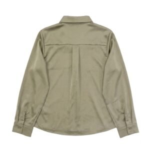 Blusa de satín manga larga