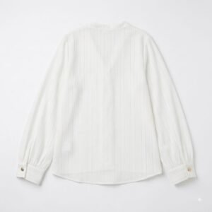 Blusa satinada rayada